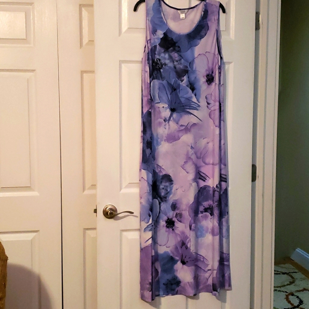 CJ Banks Floral Maxi Dress